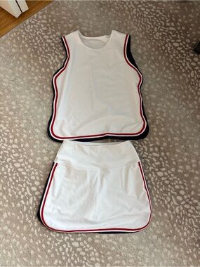 Top Banana Tennis Skirt and Tank Set